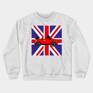 BEEP BEEP Mini, england flag Crewneck Sweatshirt